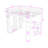 Loft Bed with Built-In Wardrobe, Desk, Storage Shelves and Guardrails-551425192-551425193