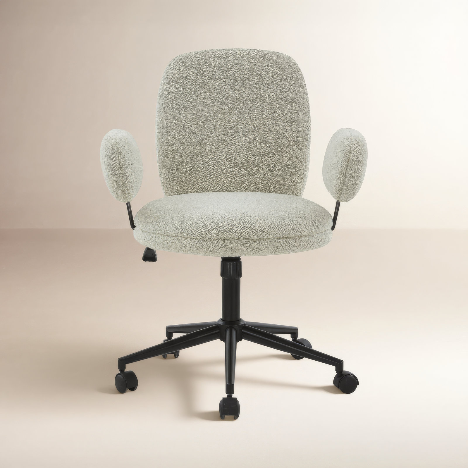 Arwen Swivel Office Chair, White