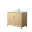 Janna 42" Freestanding Single Bathroom Vanity with Marble Top-1777474240