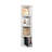 Sharee 4-Tier Corner Shelf Bookcase, Bookshelf, Amber Pine-106889700