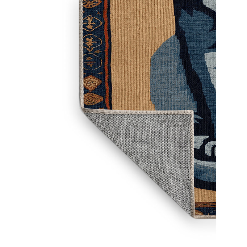  Tapis lavable Korat, Carré 7 pi