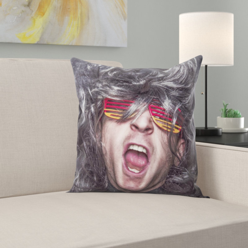 Microsuede Throw Pillow