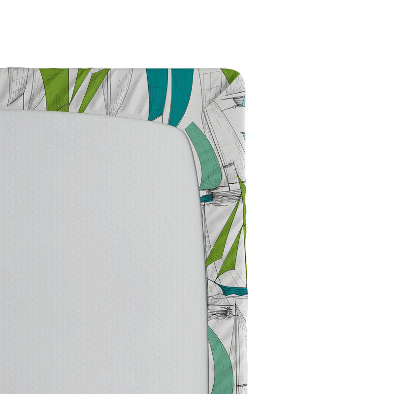 Multicolore Ambesonne, Drap-housse de taille simple