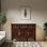 Retro Solid Wood Sideboard Cabinet
