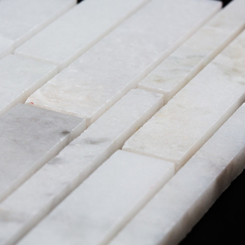 Polished Linear Natural Mosaic Tile