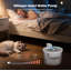 Distributeur d'eau pour chien sans fil Sharper Image Auroraflow, blanc, 2 L