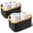 Storage Bins With Bamboo Handles