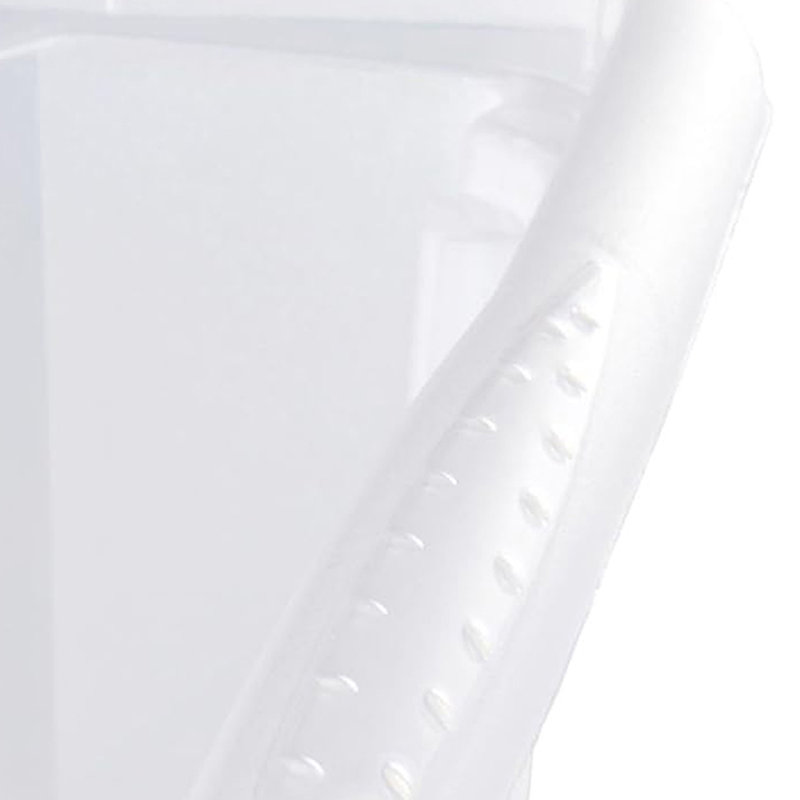 Set of 2 Turn Around Storage Box with Lid, 15L, White
