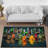 Ethnic Intricate Floral Pattern Non Woven Printed Rug Enhances the Style of Any Living Space-84970871