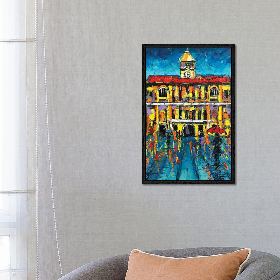 San Francisco Ferry Building von Lisa Elley - Galerie-verpackte Leinwand Giclée auf Leinwand