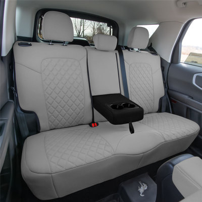 Neoprene Car Seat Covers Rear Set Custom Fit for 2021-2024 Ford Bronco Sport