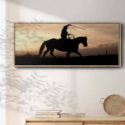 Rope and Ride II- Framed Canvas