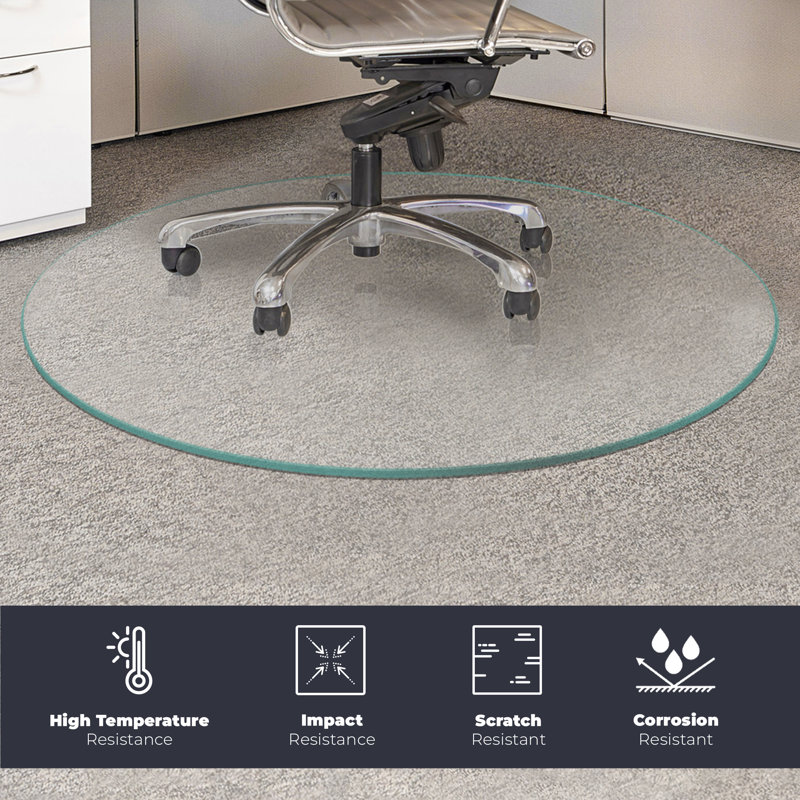 Stearns Sun Koonmi Tempered Glass Chair Mat 40