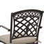 Chaise berçante d'extérieur en aluminium Baro