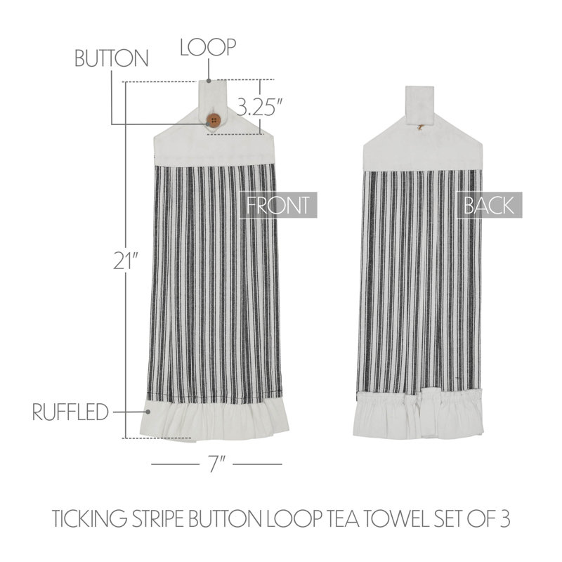 Sawyer Mill Stripe Tea Towel Kitchen Towel
