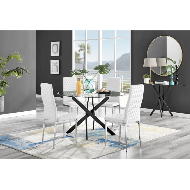 Ensemble repas pour 4 personnes, Blanc