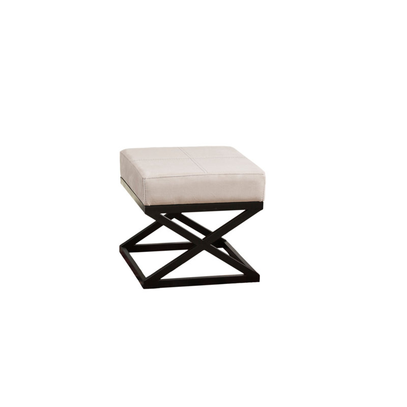 Repose-pieds Arellanes, Velours beige