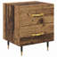 Bedside Cabinet With Drawer 2 Pcs 40 X 35 X 47.5 Cm-109910867