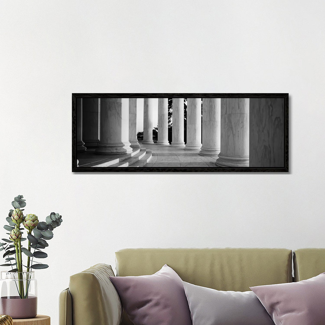 Jefferson Memorial Washington DC von Panoramic Images - Panoramic Gallery-Wrapped Canvas Giclée on Canvas