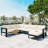U-shaped Multi-person Outdoor Sofa Set-512389763