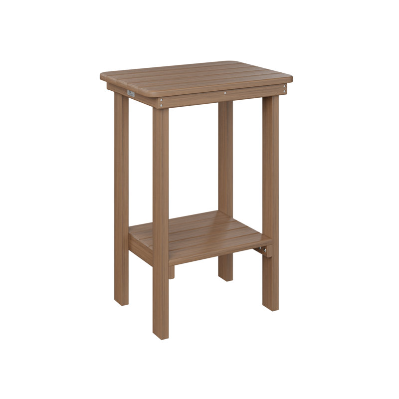 Berlin Gardens Rectangular End Counter Table, Antique Mahogany