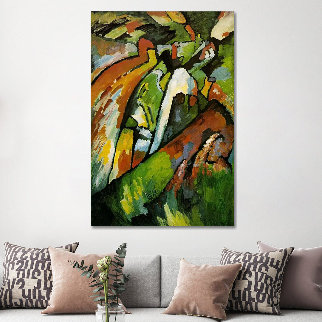 Improvisation 7 by Wassily Kandinsky - Wrapped Canvas Painting