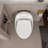 Modern Ceramic Toilet With Egg Shape - Glossy White, 1.28 Single Flush, Energy Flushing White Flush Shape, Breathable, Comfortable Seat-125560742