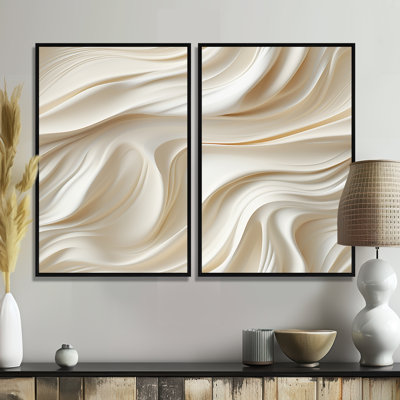 Sculptural Elegance - Art mural abstrait grand