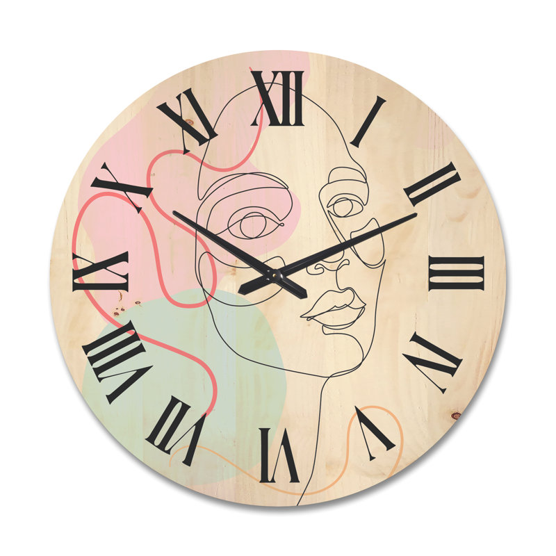 Horloge murale en bois, Grand