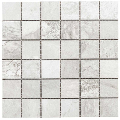 Wells Stone Slate 2" x 2" Matte Porcelain Mosaic Tile