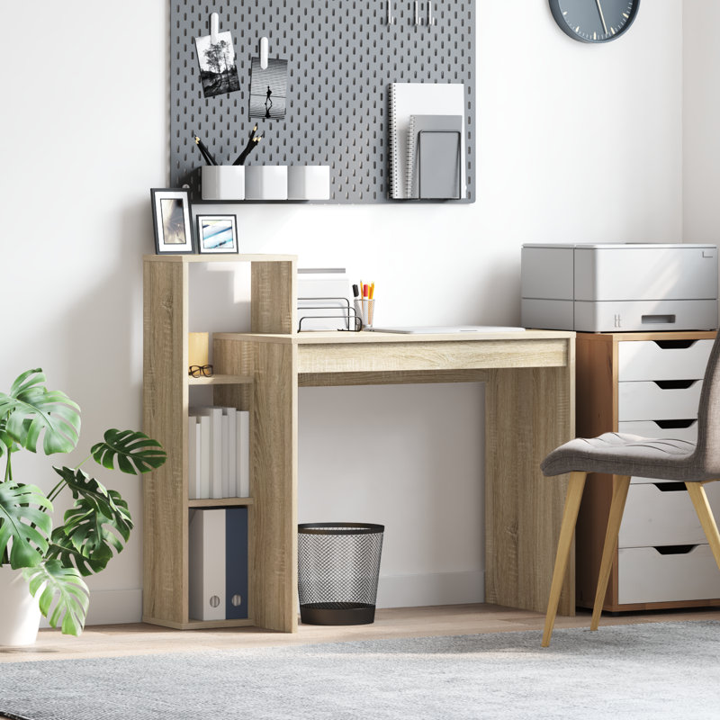 Computer Desk Particle Board Medium Shelving, Sonoma Oak