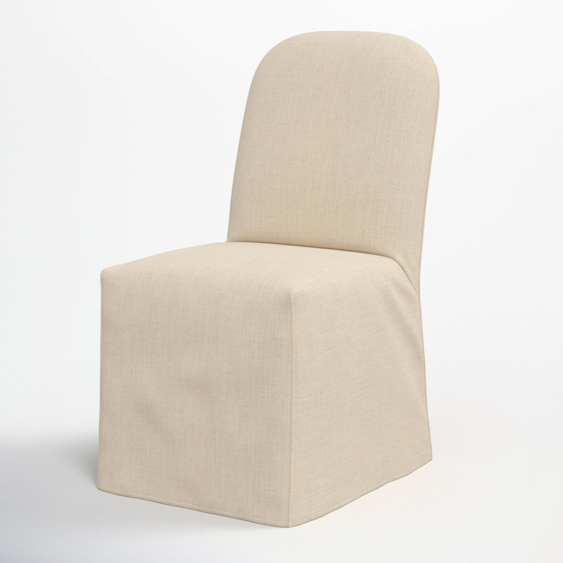 Maggie Slipcover Dining Chair, Classic Linen Linen