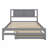 Platform Bed With Adjustable Trundle