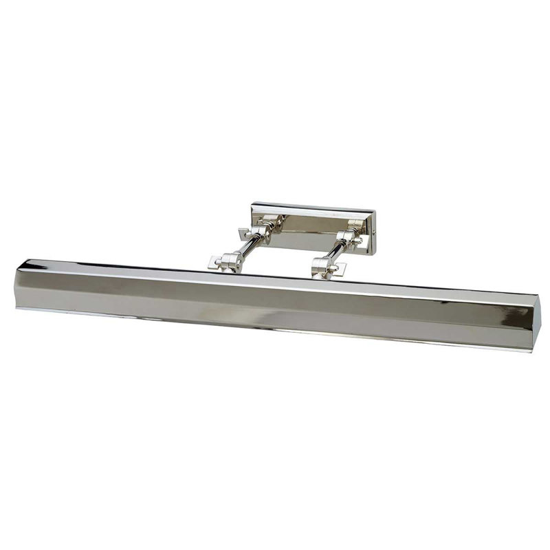 4-Light Wall Picture Light, Polished Nickel