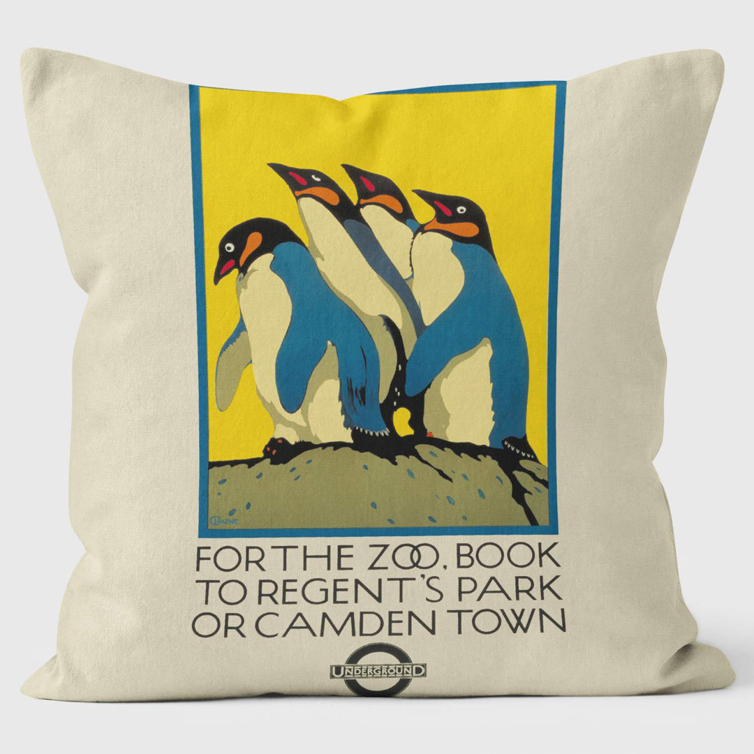 To the Zoo - London Transport Cushion