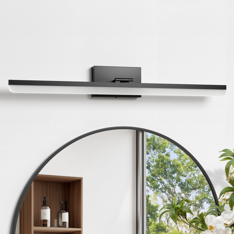  Luminaire de meuble-lavabo à DEL à intensité variable avec température réglable de 3 couleurs, rotation libre à 180 °