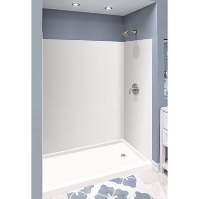 Expressions 60" W x 32" D 3 Panel Shower Wall