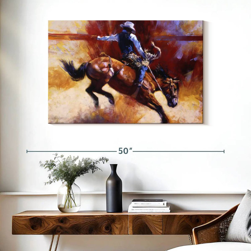 Sireci Yeehaw, 26" H x 39" W