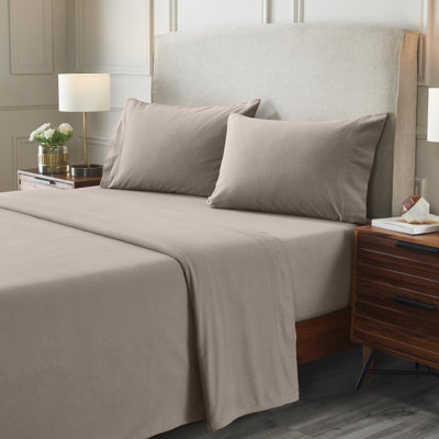 Ensemble de draps 100% flanelle de coton Blue Nile Mills