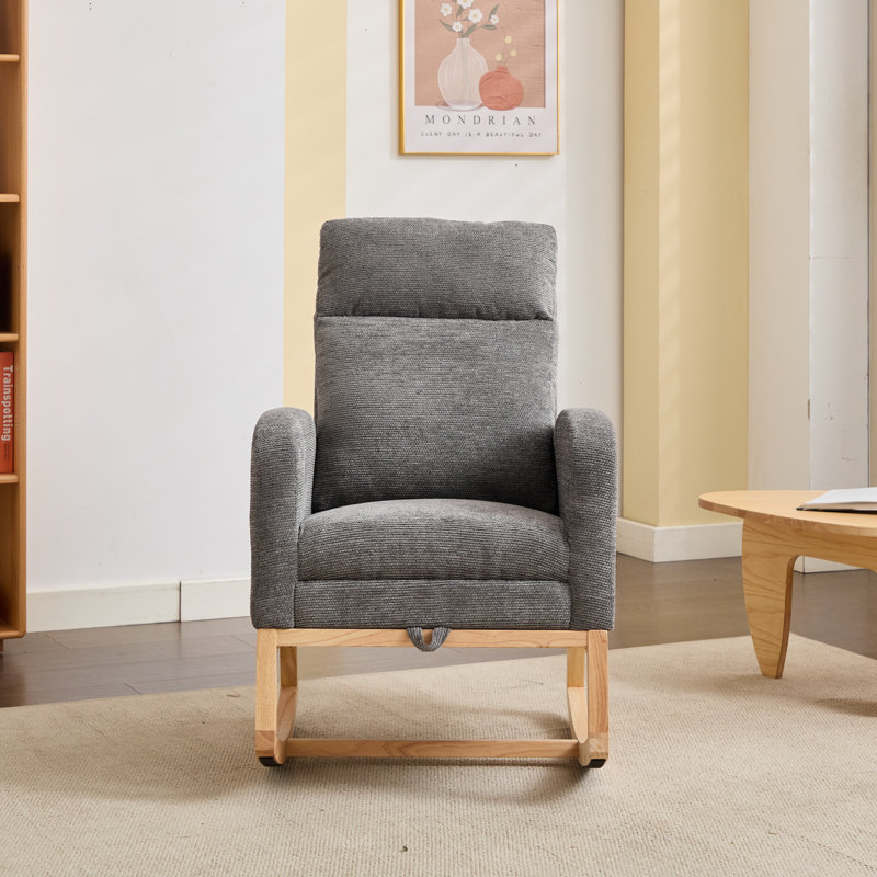 Chaise berçante Modern, Gris foncé