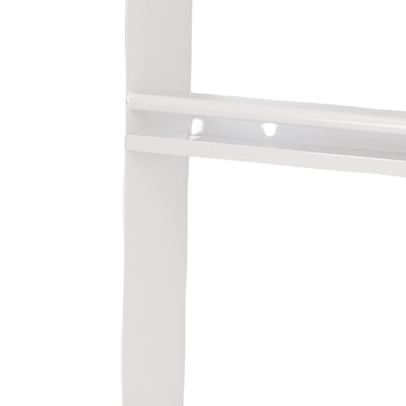 Metal Bathroom Shelves, White, 2