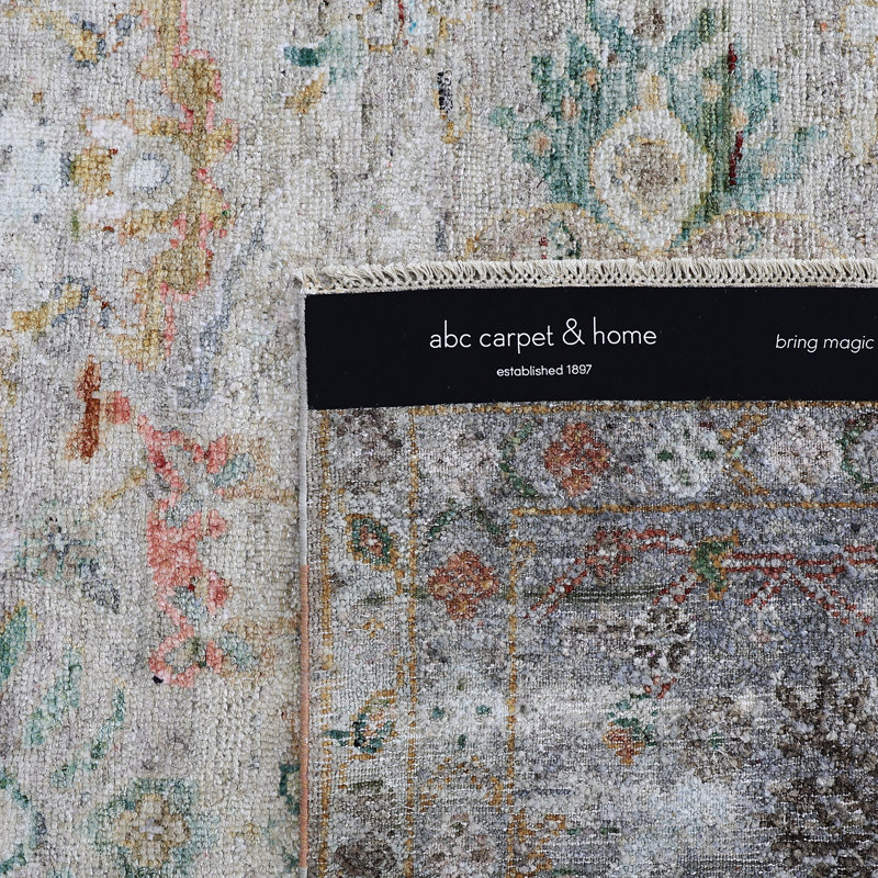 Gray Alchemy Contemporary Silk Rug - 11'9" x 15'5"