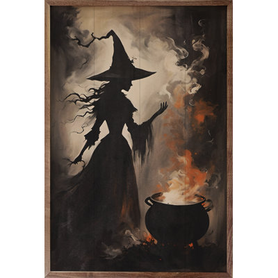 Magic And Mystery Witch With Cauldron