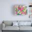 Art mural sur toile tendue - «Bright Blooms» de Suzanne Allard pour décoration de salon, de chambre à coucher ou de bureau - 35 x 47