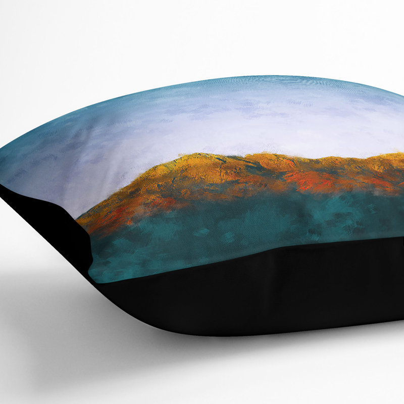 Square Throw Cushion, 40cm H x 40cm W x 15cm D, Black