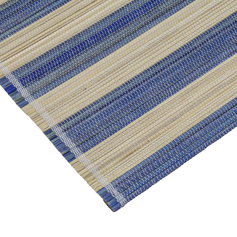 Napperon en bambou bleu délavé Jora - ensemble de 4, Bleu