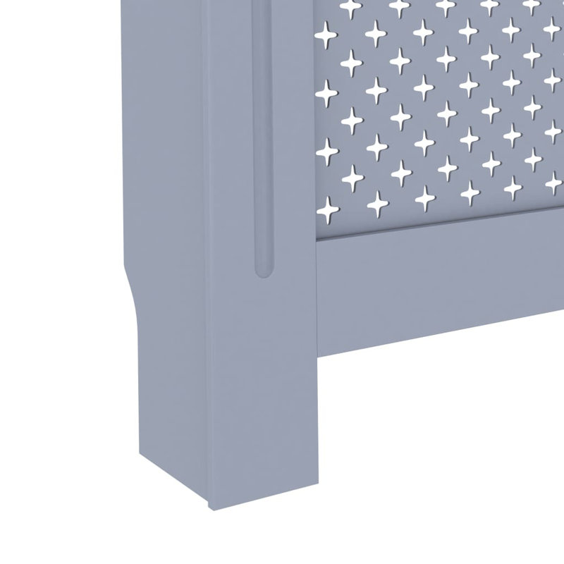 Radiator Cover Radiator Guard for Home Office Heater Cabinet Cover MDF, 31.9" H x 59.8" W x 7.5" D, Anthracite 