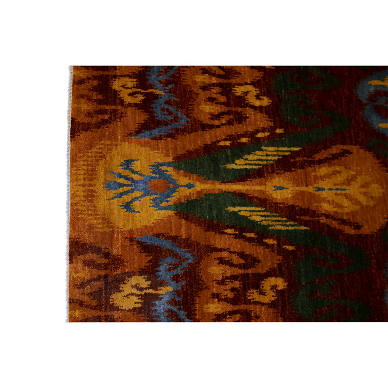 Wool Ikat Indoor Rug