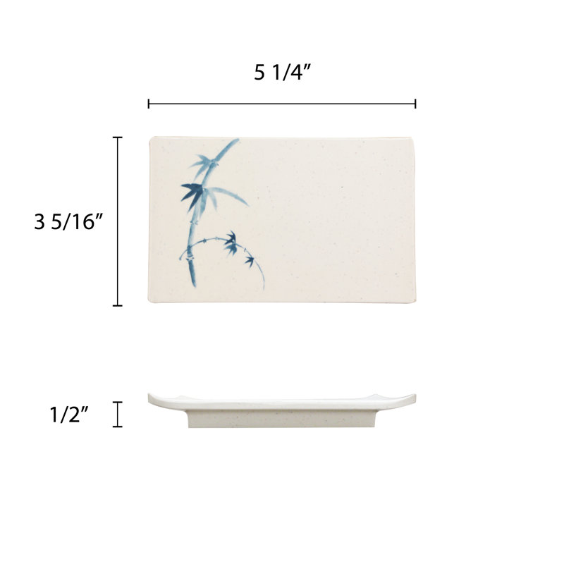 Bamboo Melamine 5.25" Bread and Butter Plate