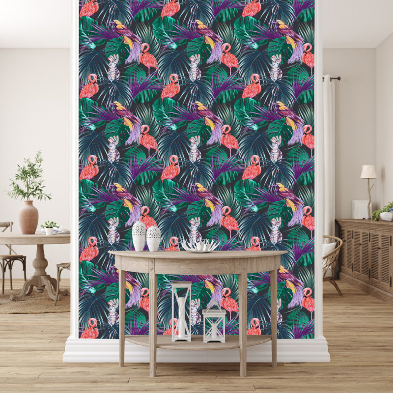 Panneau de papier peint adhésif lisse L 10,4 pi x l 25 po Balta